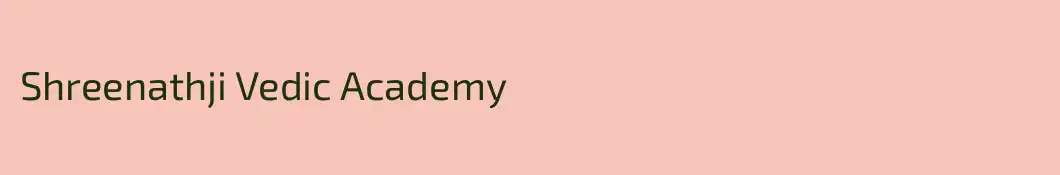Shreenathji Vedic Academy